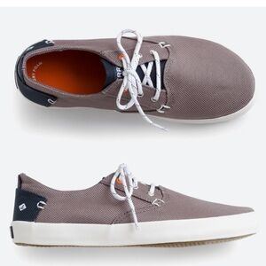 *NWT* Sperry / Bodie Washable Nylon Sneaker / Gray & Navy / 13 (Unisex)